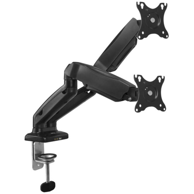 Monitorarm ACT office met gasveer 2 schermen