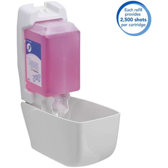 Handzeep Scott Essential foam roze 1000ml 6340