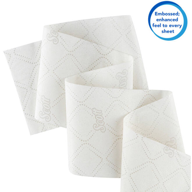 Toiletpapier Scott Essential Jumbo 2-laags 200m wit 8614