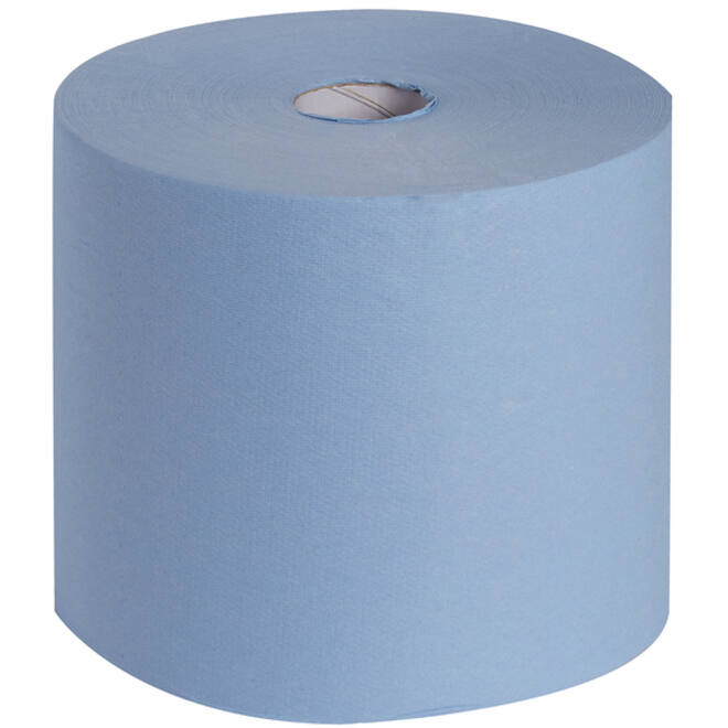 Poetsrol WypAll L10 EXTRA 1-laags 23,5cmx380m 1000vel blauw 7472