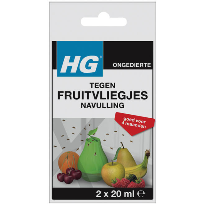 Fruitvliegjesval HG HGX navulling 2x20ml