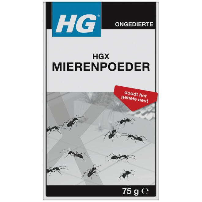 Mierenpoeder HG HGX buiten 75gram