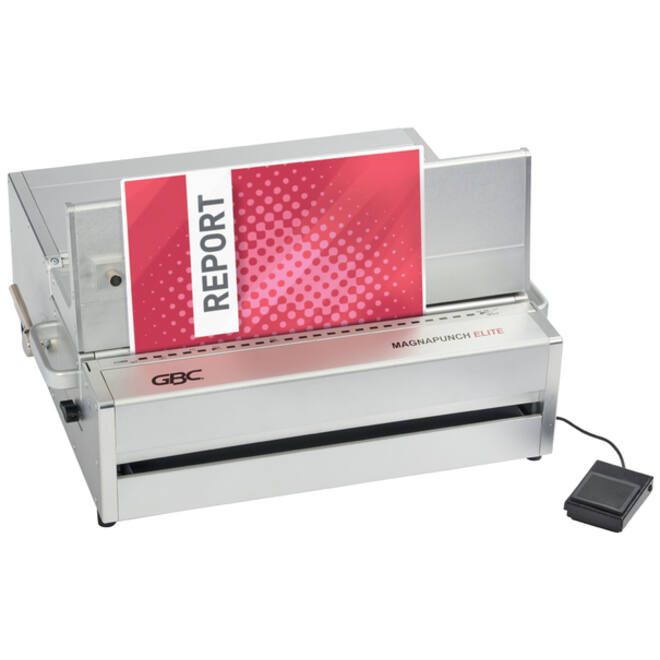 Inbindmachine GBC Multibind Magnapunch Elite + voetpedaal