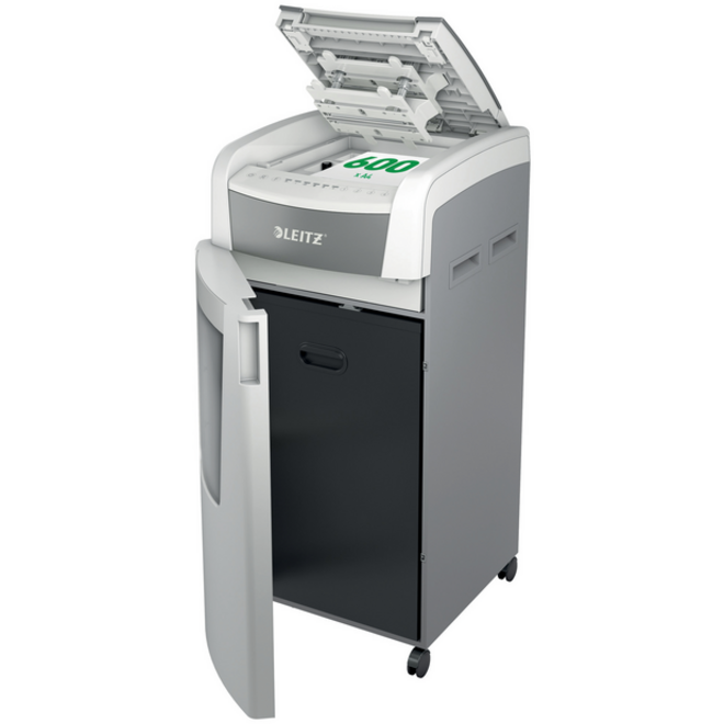 Papiervernietiger Leitz IQ Auto+ Office Pro 600 P5 snippers 2x15mm