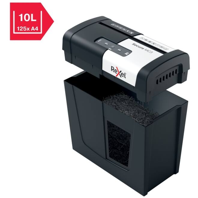 Papiervernietiger Rexel Secure MC3 P5 snippers 2x15mm