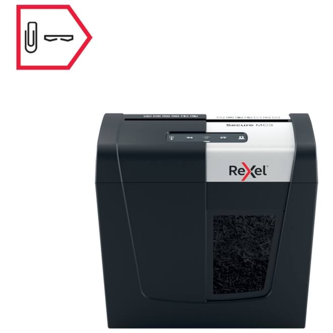 Papiervernietiger Rexel Secure MC3 P5 snippers 2x15mm
