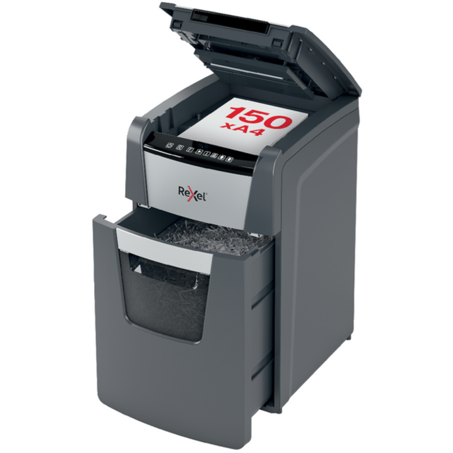 Papiervernietiger Rexel Optimum Auto+ 150M P5 snippers 2x15mm