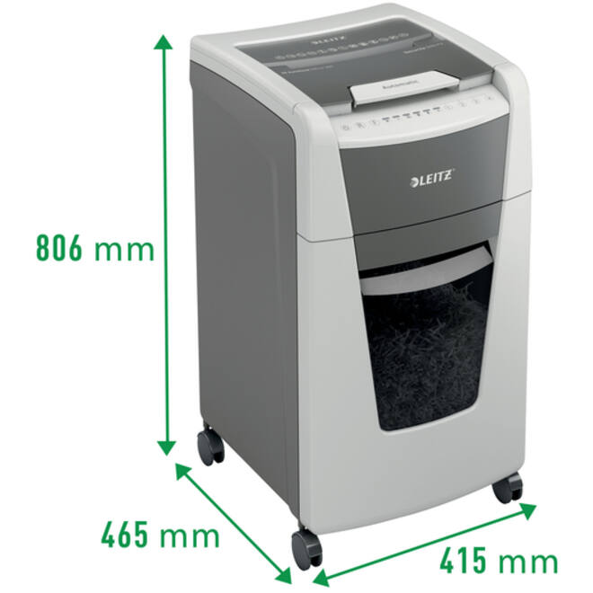Papiervernietiger Leitz IQ Auto+ Office 300 P5 snippers 2x15mm