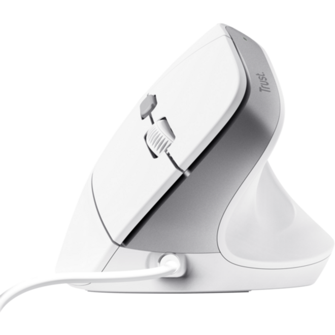Muis Trust ergonomisch BAYO II wit