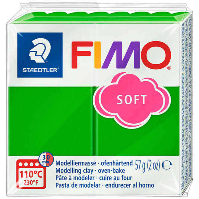 Boetseerklei Fimo soft 57 gram tropisch groen