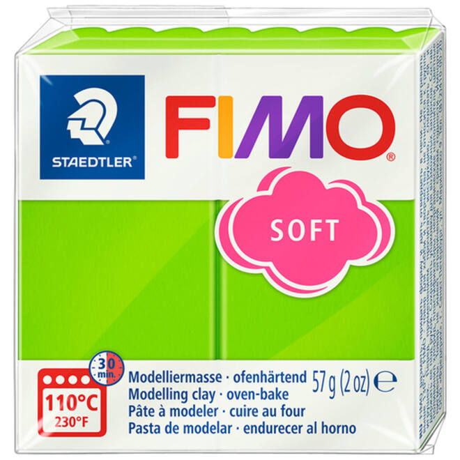 Boetseerklei Fimo soft 57 gram appelgroen