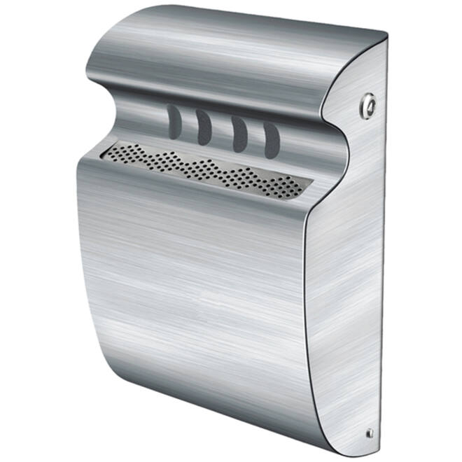 Asbak wand Vepa Bins 3 liter mat RVS