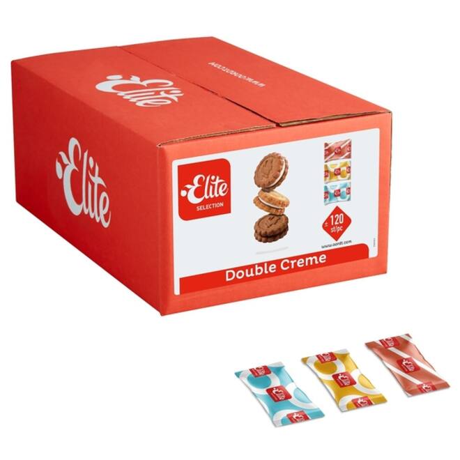 Koekjes Elite Selection Double Crème mix 120 stuks
