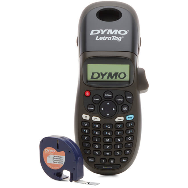 Labelprinter Dymo LetraTag 100H draagbaar abc 12mm zwart