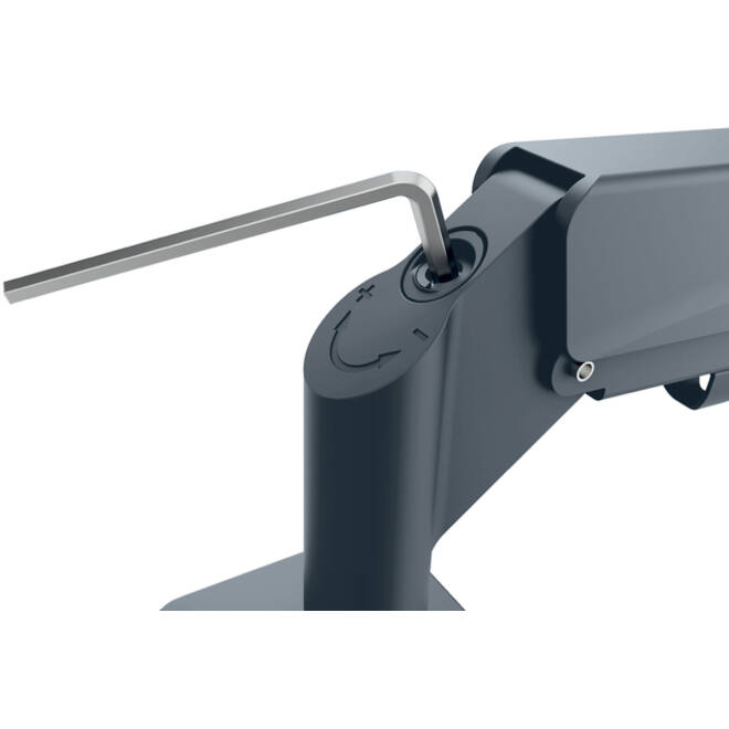 Monitorarm Leitz Ergo ruimtebesparend enkele monitorarm