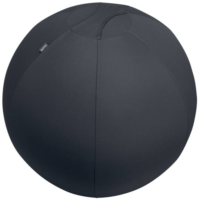 Actieve zitbal Leitz Ergo 75cm anti-rol donkergrijs
