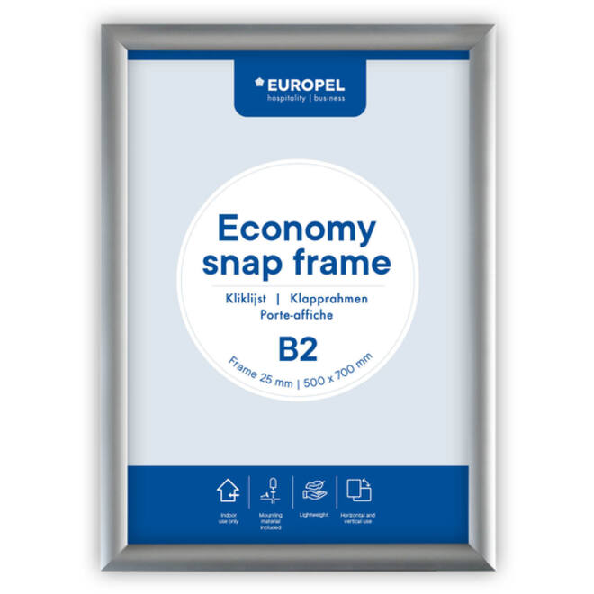 Kliklijst Europel Economy B2 zilver