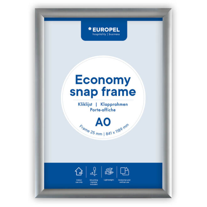 Kliklijst Europel Economy A0 zilver