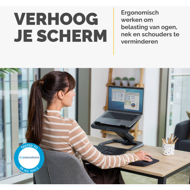Laptopstandaard Fellowes Hana LT zwart