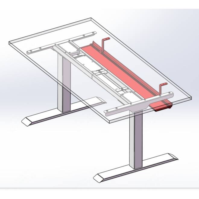 Kabelgoot Euroseats universeel 110cm zwart