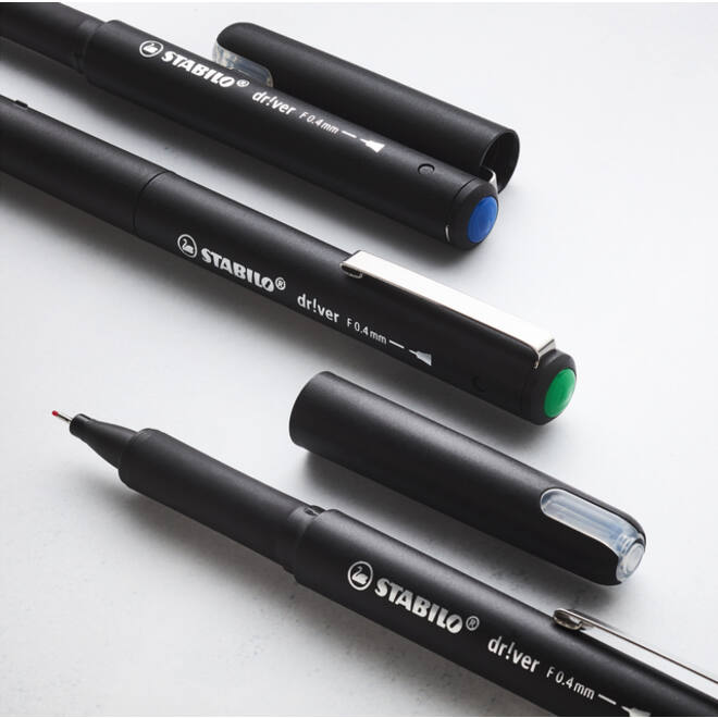 Fineliner STABILO dr!ver fijn groen