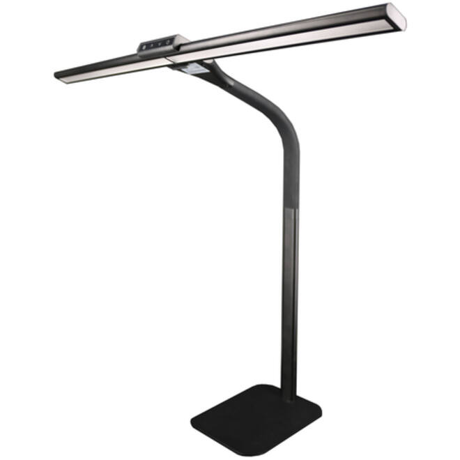 Bureaulamp Unilux Strata base led zwart