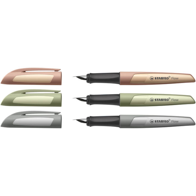 Vulpen STABILO Flow medium lichtbruin