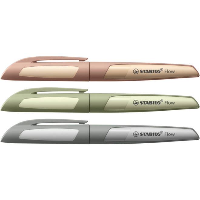 Vulpen STABILO Flow medium lichtbruin