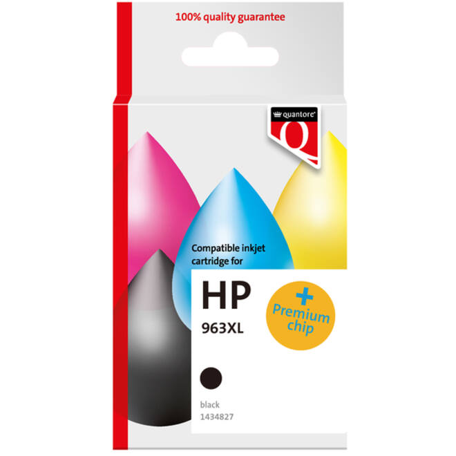 Inktcartridge Quantore alternatief tbv Hp 963XL 3JA30AE hc zwart