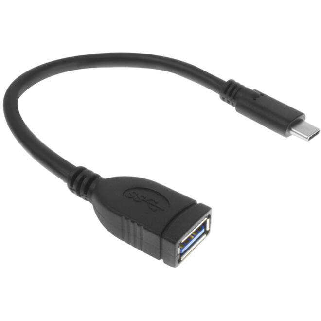 Kabel ACT USB 3.0 OTG USB-C male naar USB-A female