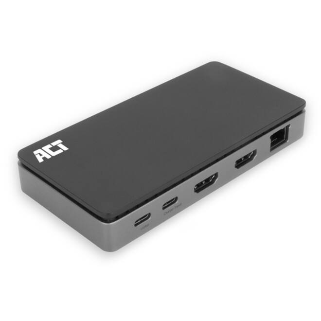 Dockingstation ACT USB-C 4K MST voor 2 HDMI monitoren