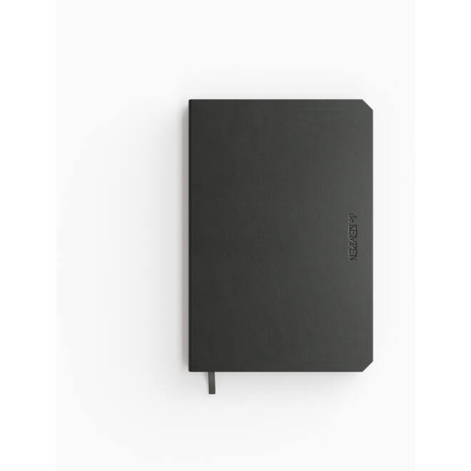 Notitieboek de KEMPEN Ashblack 110x160mm lijn 160 pagina's 90gr zwart