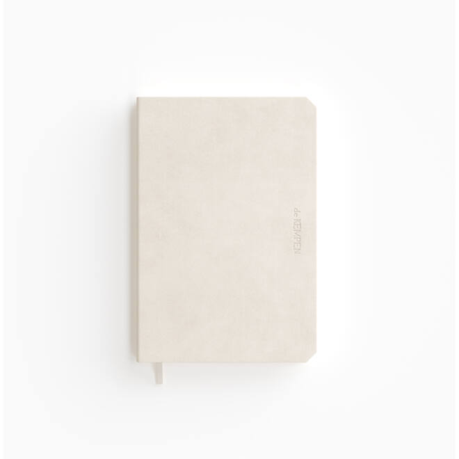 Notitieboek de KEMPEN Cotton Vanilla 110x160mm lijn 160 pagina's 90gr wit