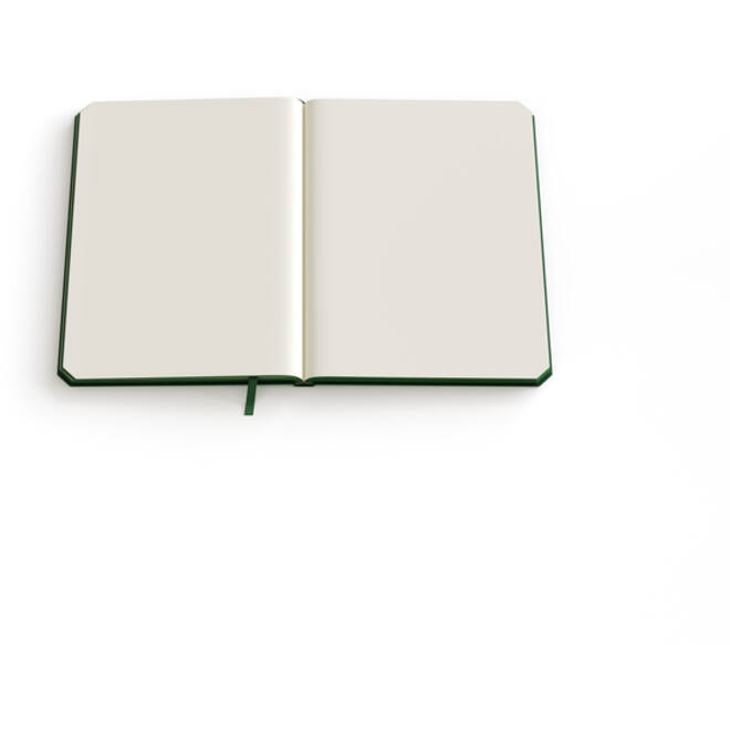 Notitieboek de KEMPEN Silence 110x160mm blanco 160 pagina's 90gr donkerblauw