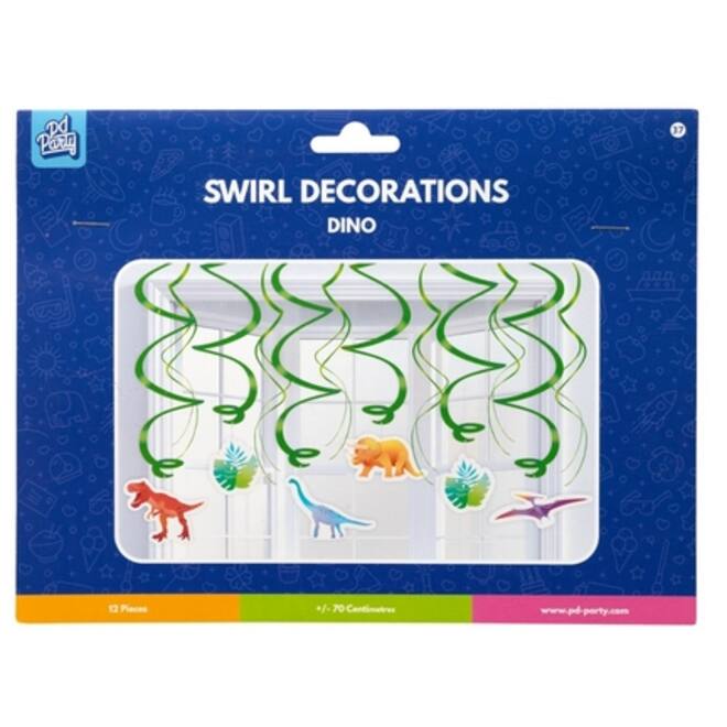 Swirl decorations Dino