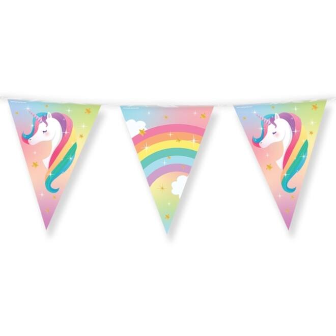Vlaggenlijn Unicorn folie 10 meter