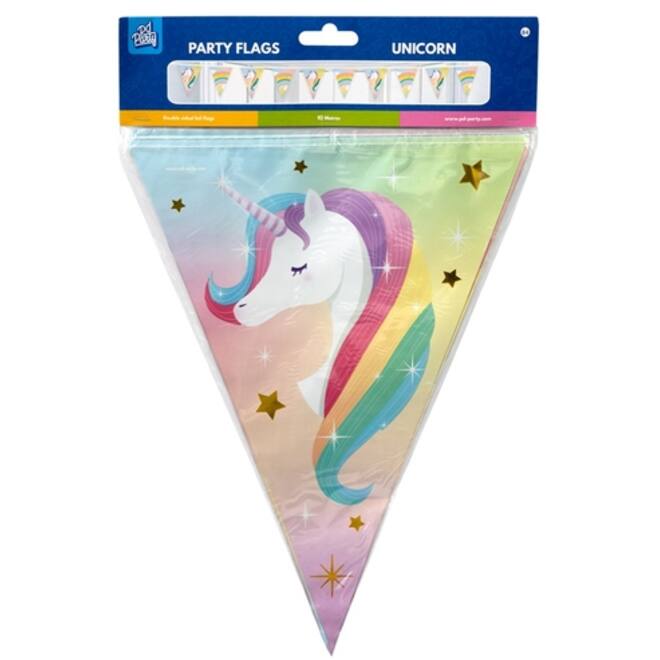 Vlaggenlijn Unicorn folie 10 meter