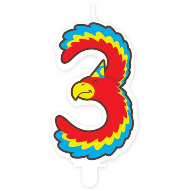 Jungle candle 3 Parrot