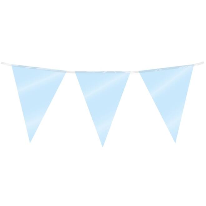 Party Flag Foil Baby Blue