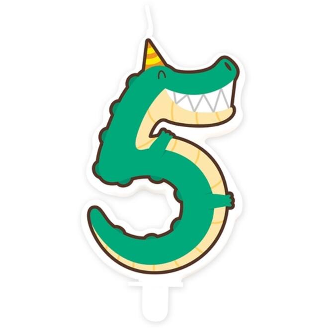 Jungle candle 5 Crocodile