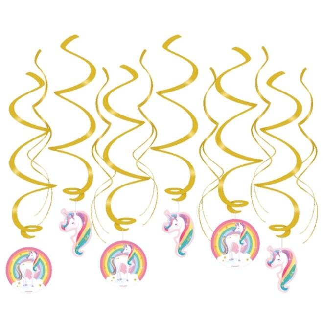 Swirl decorations Unicorn