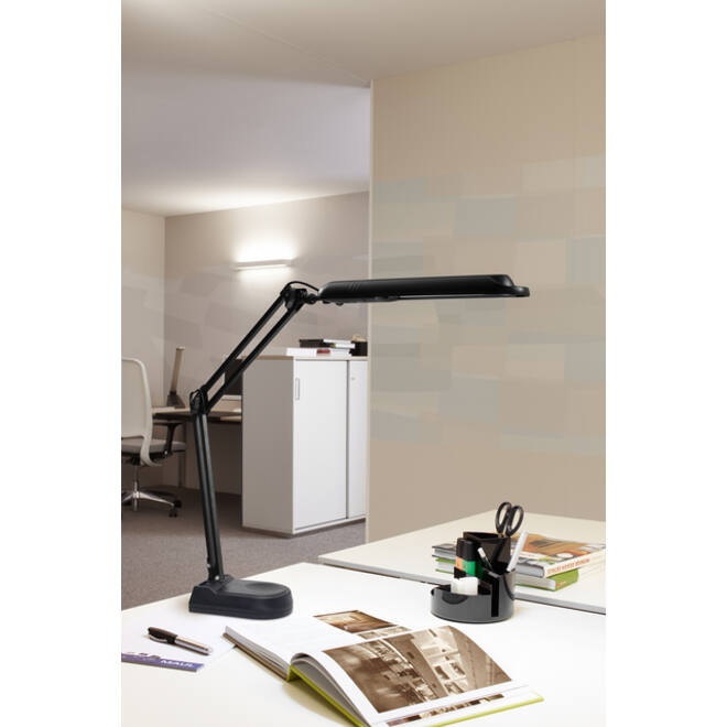 Bureaulamp MAUL Atlantic LED op voet zwart