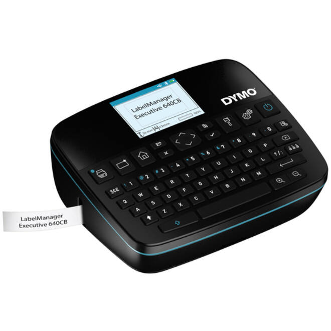 Labelprinter Dymo LabelManager Executive 640CB draagbaar qwerty 24mm zwart in koffer