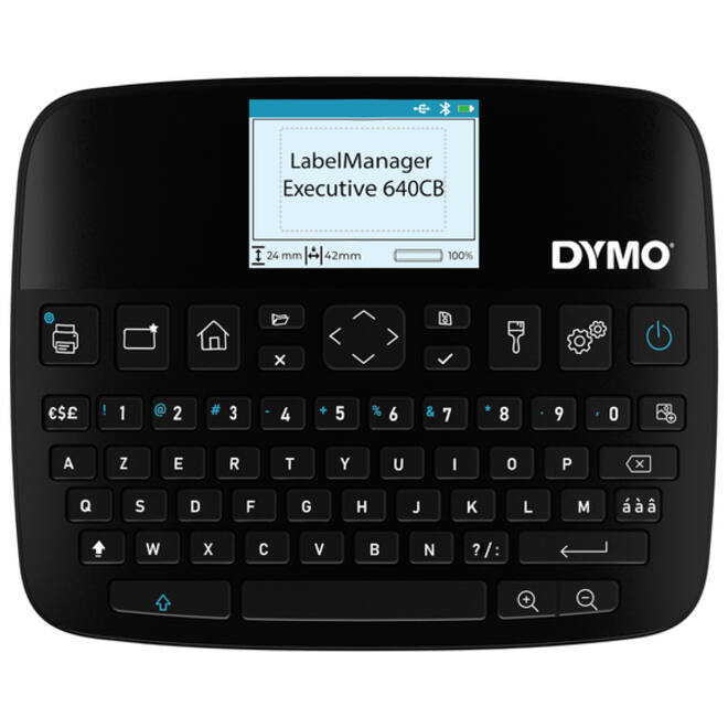 Labelprinter Dymo LabelManager Executive 640CB draagbaar azerty 24mm zwart