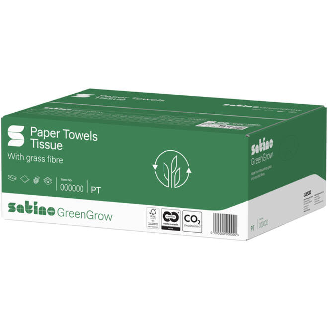 Toiletpapier BlackSatino GreenGrow CT10 3-laags 8x250vel naturel 079870