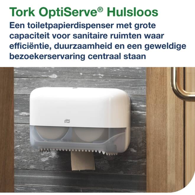 Toiletpapier Tork T7 Advanced Optiserve Coreless 2-laags 94m naturel 472640