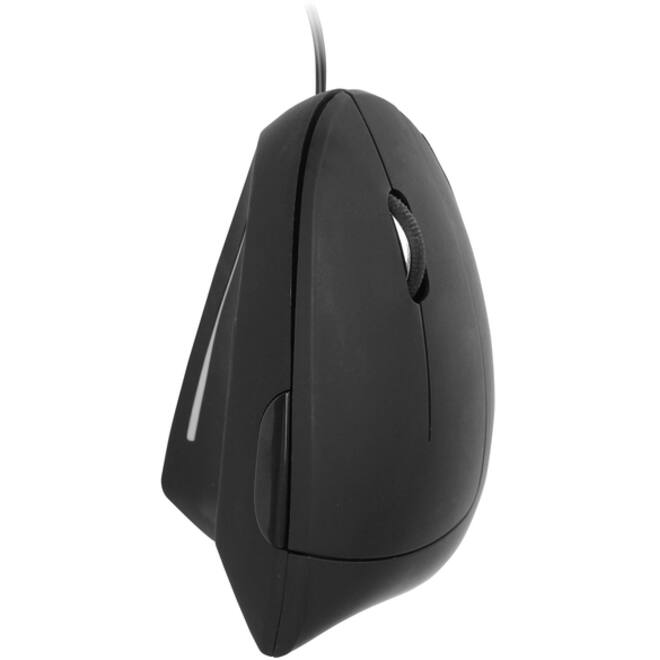 Muis Quantore ergonomisch bedraad USB-A zwart