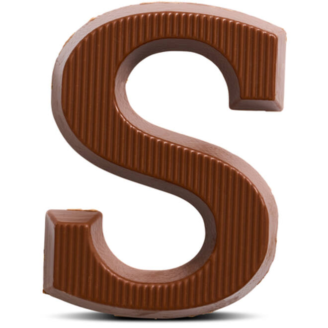 Chocoladeletter van Dijk melk S 40 gram