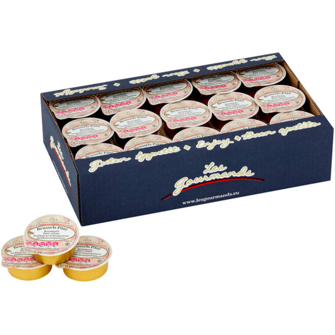 Roompaté Les Gourmands Brussels 45x25 gram cupjes