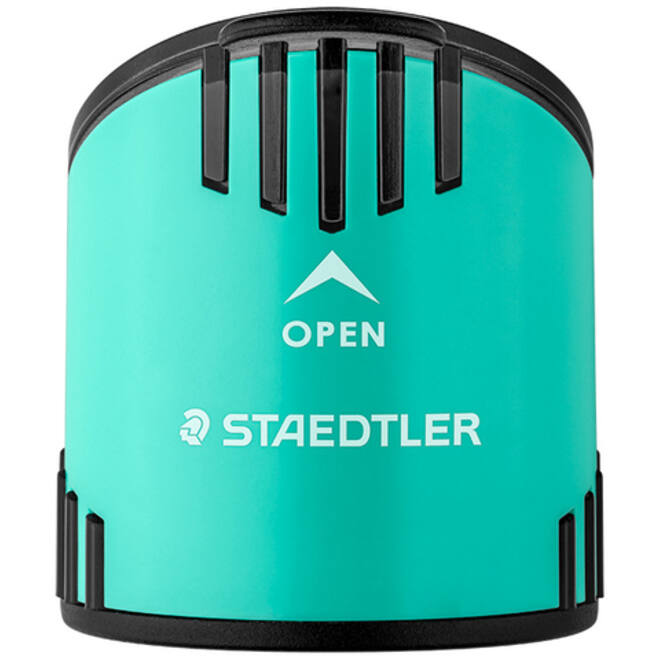 Potlood Staedtler Norix HB blister à 2 stuks zwart-groen